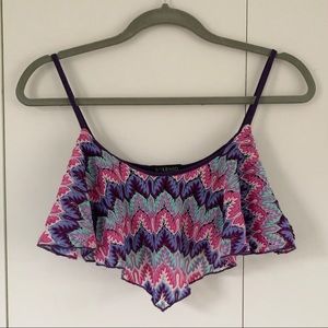Solemio Lace Festival Crop Top